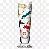 杜松子酒射出玻璃杯格拉帕白兰地玻璃
