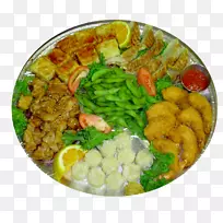 素食菜肴亚洲菜盘配菜菜谱-色拉