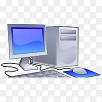 电脑键盘台式电脑剪贴画.电脑