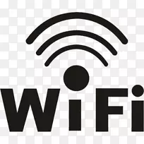 热点wi-fi互联网接入无线网络标签标志