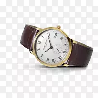 手表frédérique恒钟珠宝弗雷德里克恒定细长线条男式计时表