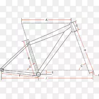 三角几何自行车架.三角形