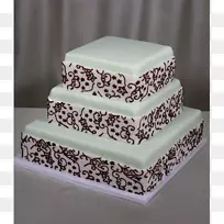 婚礼蛋糕层蛋糕薄片蛋糕生日蛋糕糖霜&结冰-婚礼蛋糕