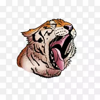 虎狮灰狼黑暗灵魂：深渊的艺术t恤-老虎