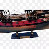 海盗船模型复制潜艇追击舰