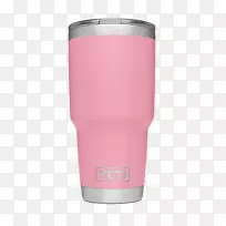 Yeti漫步器杯式粉红冷却器-粉红饮料