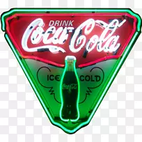 碳酸饮料可口可乐霓虹灯可口可乐