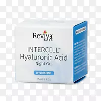 Reviva实验室5%乙醇酸霜，护肤，脱皮，抗衰老霜-透明质酸