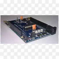 微控制器电子元件电子工程电子声卡和音频适配器.蓝莓