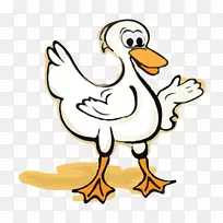鸭鸡弗格森农场公司移动地板剪贴画-鸭子