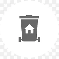 垃圾桶和废纸篮回收箱塑料轮