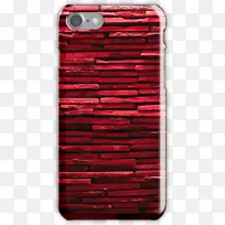 长方形手机配件手机iPhone-红砖