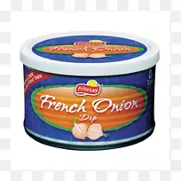 法国洋葱蘸法国洋葱汤法国菜薯条和蘸酱洋葱