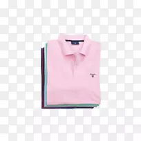 袖马球衫领粉红色m拉尔夫劳伦公司-马球衫