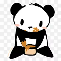 大熊猫宝宝熊猫t恤剪贴画熊