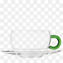 咖啡杯玻璃碟-玻璃