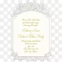 婚礼邀请函图片框使字体-婚礼