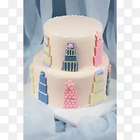 奶油层蛋糕，糖蛋糕，婚礼蛋糕