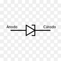 肖特基二极管电子符号齐纳二极管变容符号