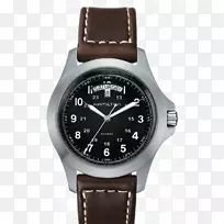 亚马逊网站汉密尔顿·卡其国王汉密尔顿手表公司手表表带手表