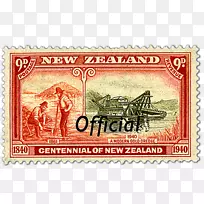 新西兰邮资长方形邮票-伦敦邮票