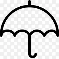 电脑图标雨伞保险服务-雨伞