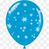 气球艺术雪花-气球