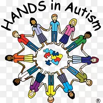 自闭症儿童阿斯伯格综合征的手自闭症谱系障碍-儿童