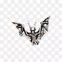 蝙蝠吸血鬼珠宝魅力和吊坠哥特式时尚-蝙蝠