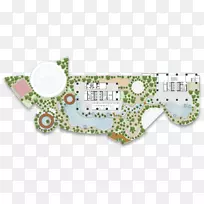 特罗皮卡纳花园，冲浪者地铁站服务公寓，科塔达曼萨拉游泳池-总体规划