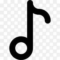 电脑图标音乐音符整音符剪辑艺术.音符