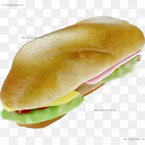 火腿和奶酪三明治bánh mμbocadillo早餐三明治潜艇三明治-火腿