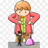 智人人类行为剪贴画