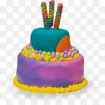 生日蛋糕糖霜红天鹅绒蛋糕