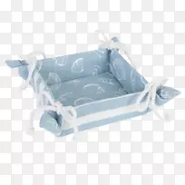 海贝壳毛巾蓝色桌布