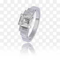 手表表带结婚戒指银水晶结婚戒指