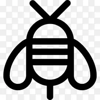 蜜蜂昆虫标志剪贴画-蜜蜂