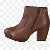 棕色焦糖色皮靴靴