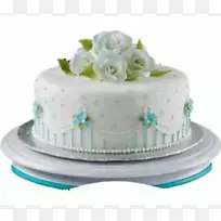 糖霜蛋糕装饰生日蛋糕纸杯蛋糕转桌