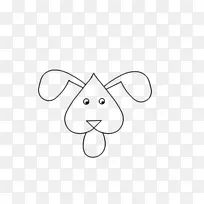 兔子复活节兔耳须画狗