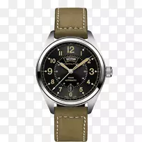 汉密尔顿卡基场石英汉密尔顿手表公司汉密尔顿卡其航空飞行员自动手表