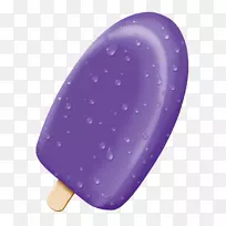雪糕冰淇淋阿摩拉蓝紫冰淇淋