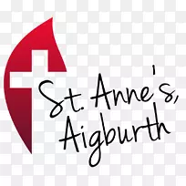 圣安妮教堂Aigburth高跟鞋在纽约标志设计m组品牌-文字黑色