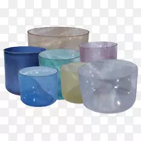 塑料圆筒-水晶碗