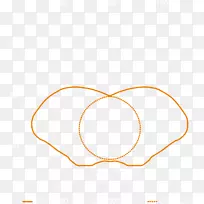 圆点角夹子艺术圆圈