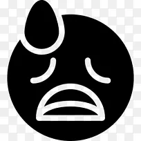 表情电脑图标笑脸悲伤剪辑艺术-悲伤的人