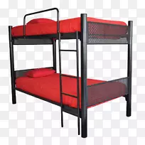 床架，双层床，家具，房间-床