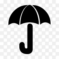 雨伞贴纸标志-雨伞