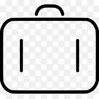 公文包，手提箱，手提包，旅行计算机图标.手提箱