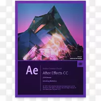 Adobe创意云土坯后效果溅屏土坯系统计算机软件后效果标志